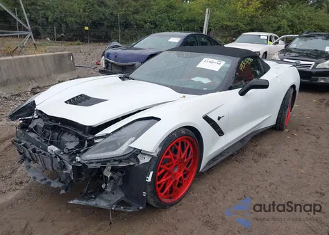 2017 Chevrolet Corvette Stingray Z51 z USA, uszkodzony, nr VIN 1G1YM3D73H5102979